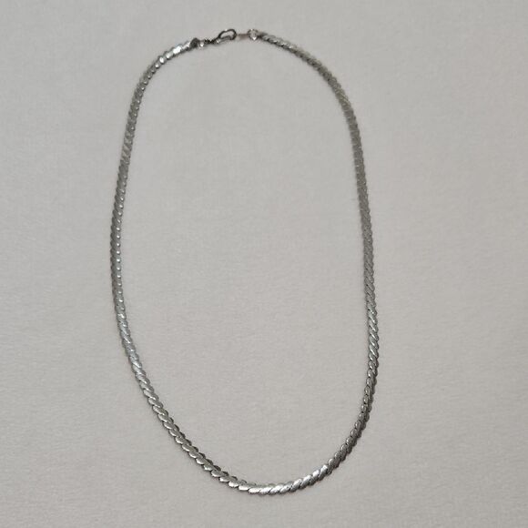 Stainless Serpentine Link Necklace - Picture 2 of 6